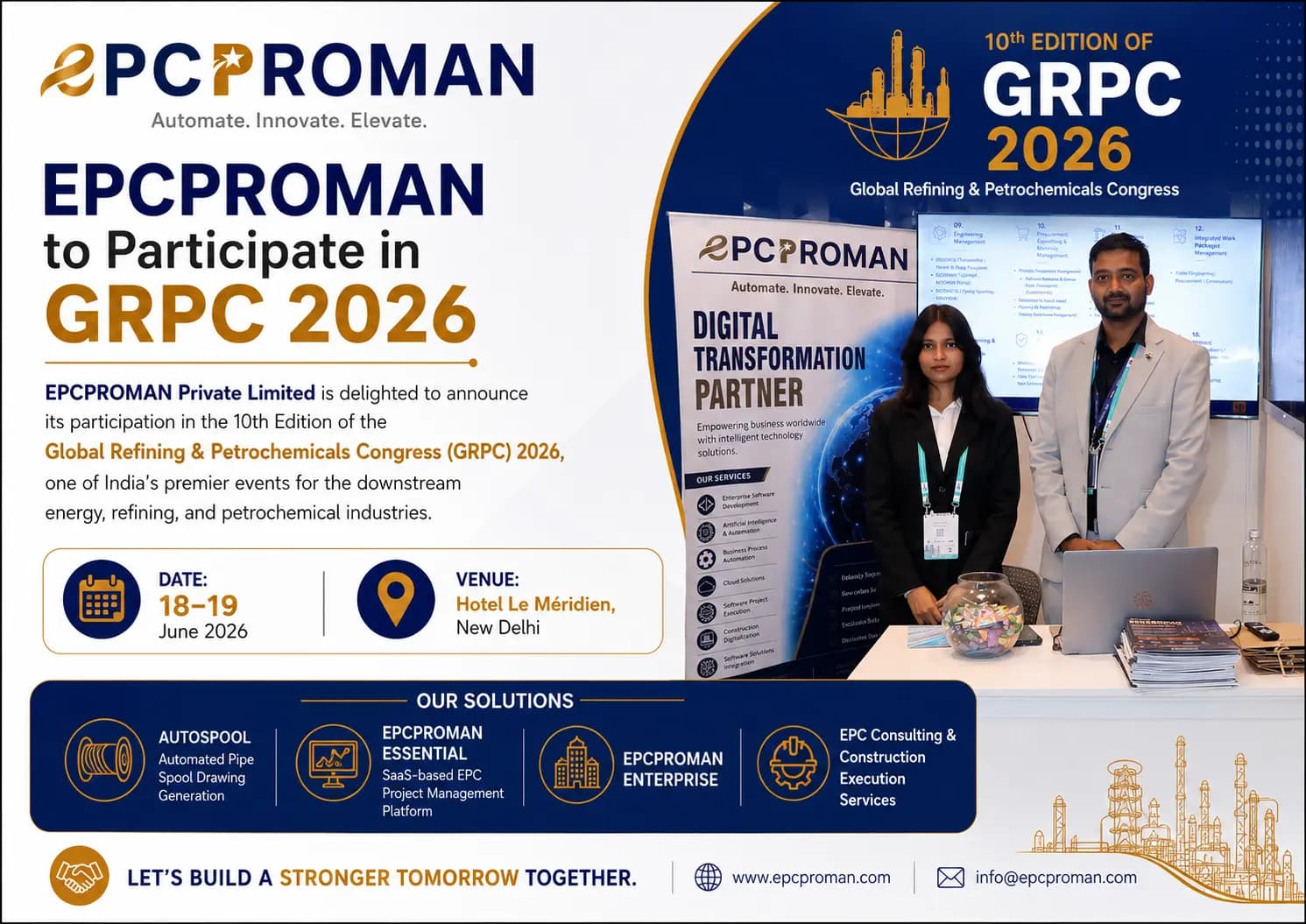 EPCPROMAN Showcases Advanced EPC Software Solutions at GRPC 2026