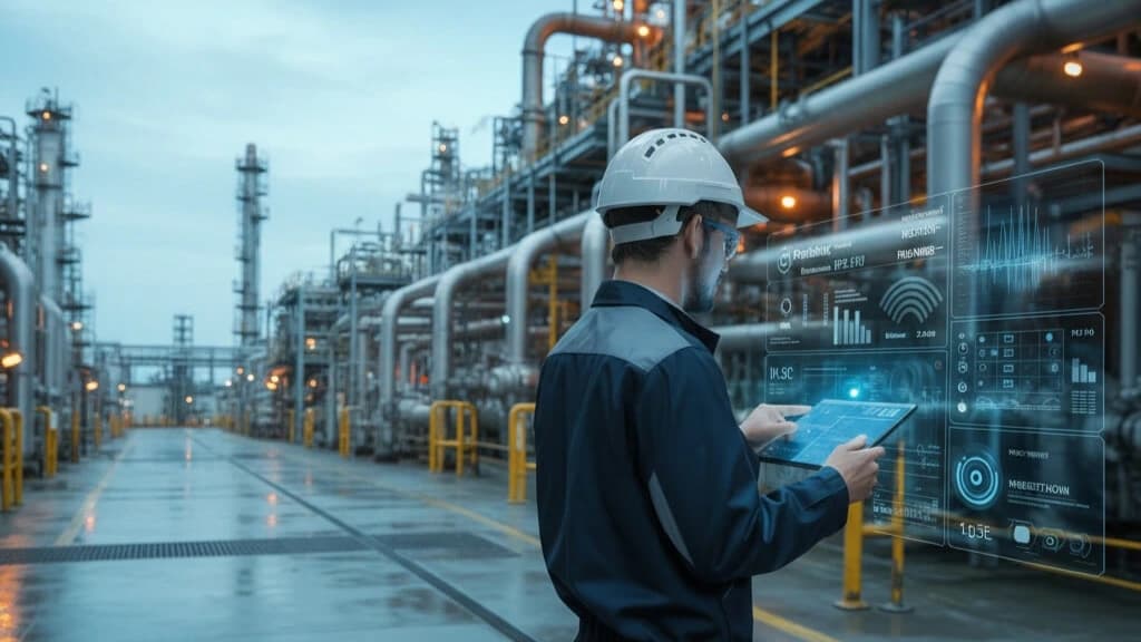 EPC project engineer managing industrial construction operations