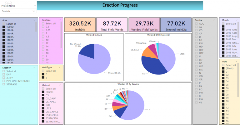MIS Reports for EPC Projects