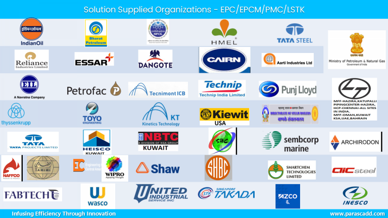 Solution Supplied Organizations - EPC/EPCM/PMC/LSTK